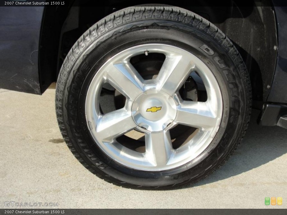 2007 Chevrolet Suburban 1500 LS Wheel and Tire Photo #41174126