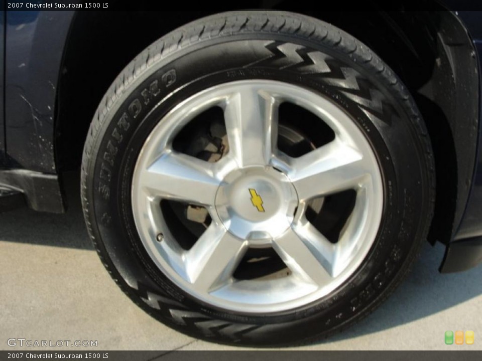 2007 Chevrolet Suburban 1500 LS Wheel and Tire Photo #41174142