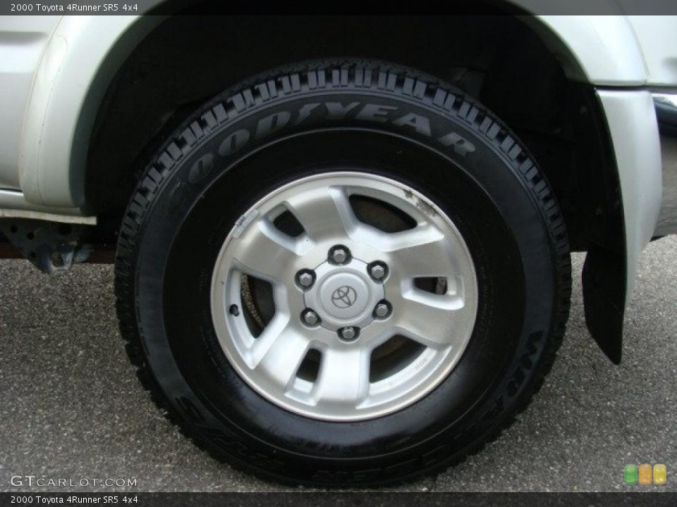 2000 Toyota 4Runner SR5 4x4 Wheel and Tire Photo #41176598