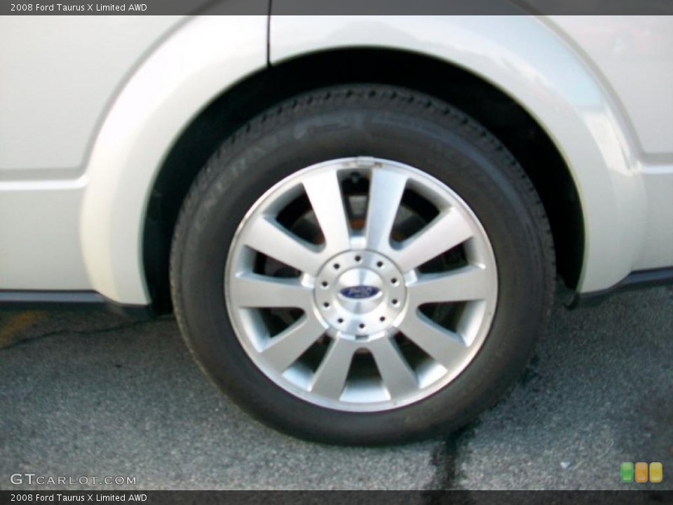2008 Ford Taurus X Limited AWD Wheel and Tire Photo #41186546