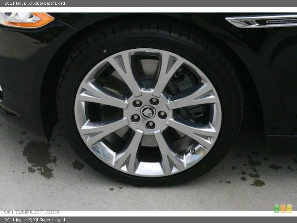 2011 Jaguar XJ XJL Supercharged Wheel and Tire Photo #41192394