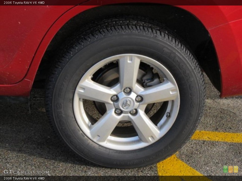 2006 Toyota RAV4 V6 4WD Wheel and Tire Photo #41192718