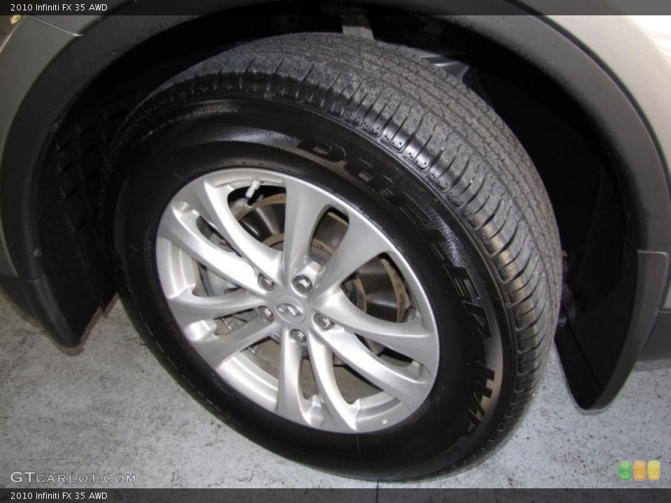 2010 Infiniti FX 35 AWD Wheel and Tire Photo #41195018
