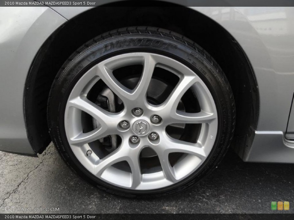 2010 Mazda MAZDA3 MAZDASPEED3 Sport 5 Door Wheel and Tire Photo #41196394
