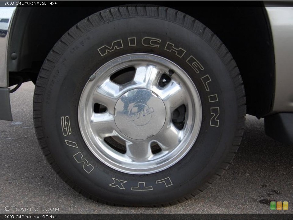 2003 GMC Yukon XL SLT 4x4 Wheel and Tire Photo #41208734