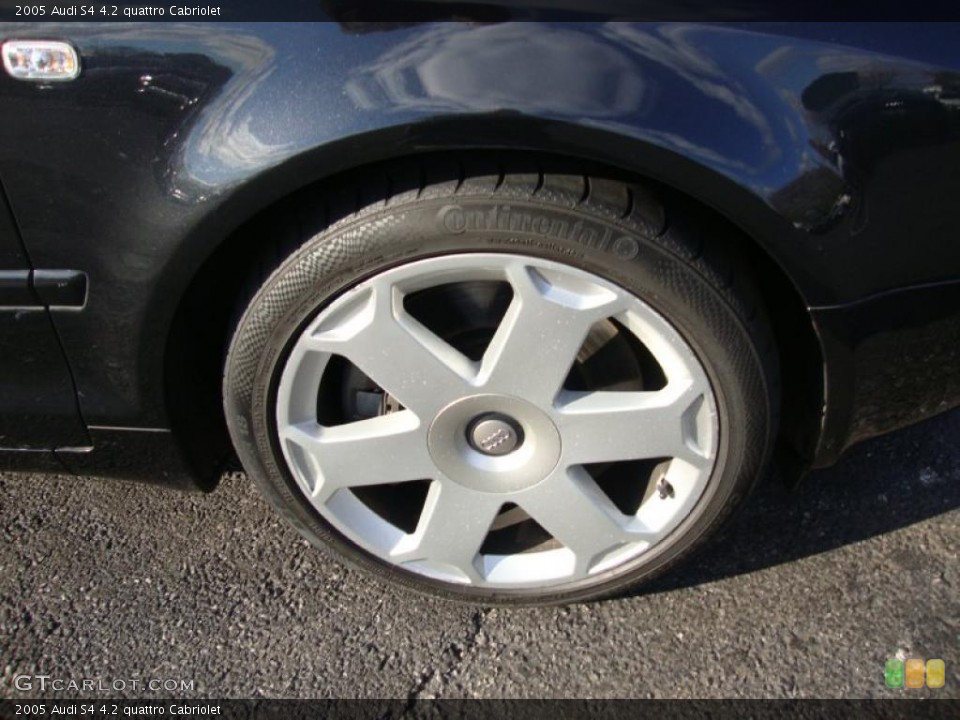 2005 Audi S4 4.2 quattro Cabriolet Wheel and Tire Photo #41211163