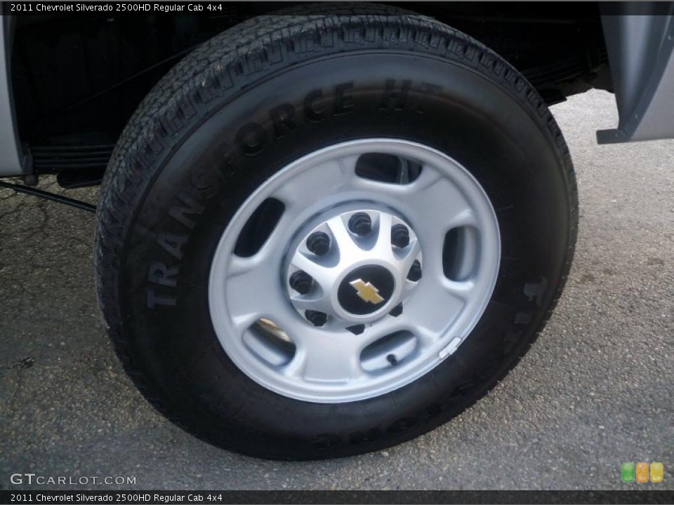 2011 Chevrolet Silverado 2500HD Regular Cab 4x4 Wheel and Tire Photo #41218339