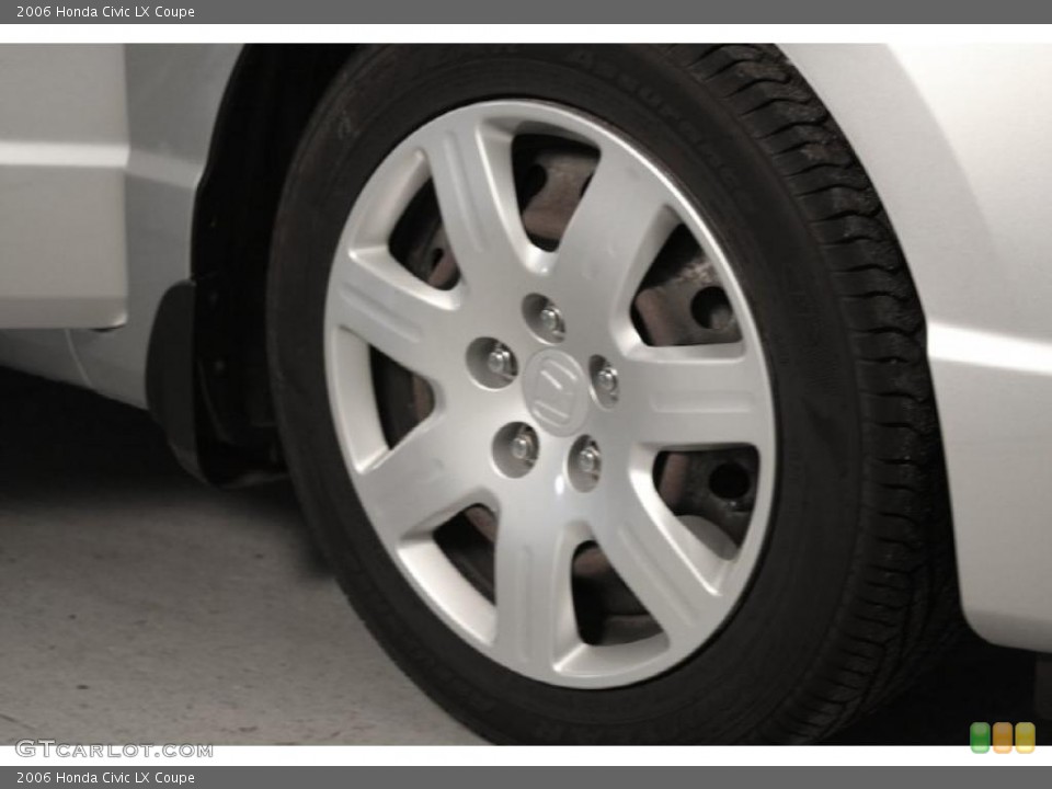 2006 Honda Civic LX Coupe Wheel and Tire Photo #41219487