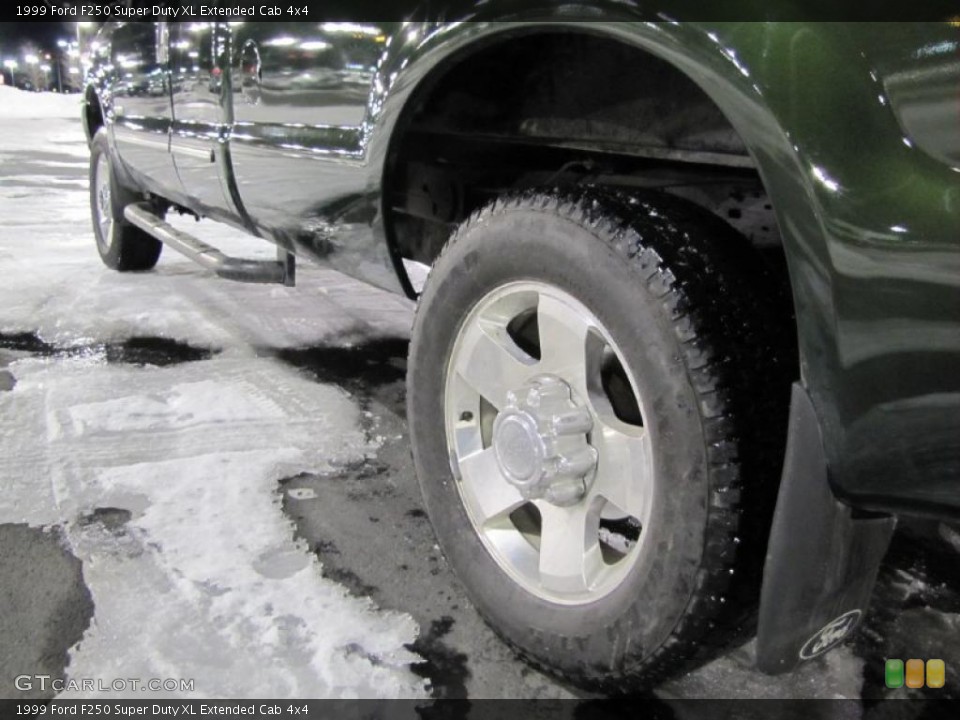 1999 Ford F250 Super Duty XL Extended Cab 4x4 Wheel and Tire Photo #41219695