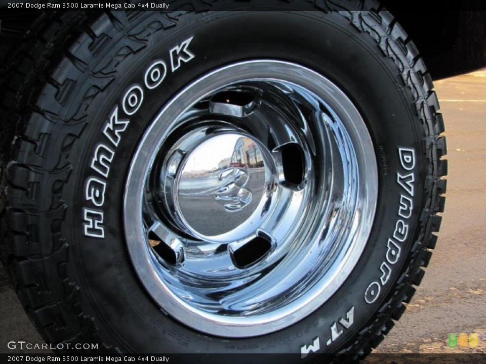 2007 Dodge Ram 3500 Laramie Mega Cab 4x4 Dually Wheel and Tire Photo #41220463