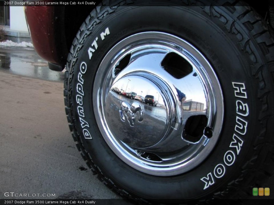 2007 Dodge Ram 3500 Laramie Mega Cab 4x4 Dually Wheel and Tire Photo #41220479