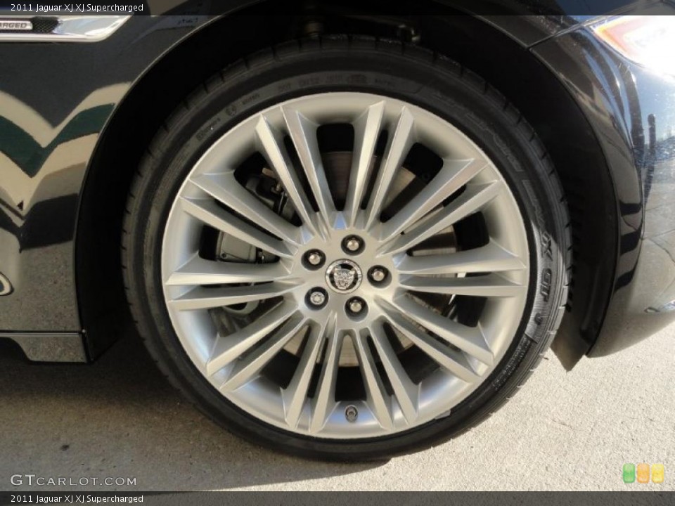 2011 Jaguar XJ XJ Supercharged Wheel and Tire Photo #41223815