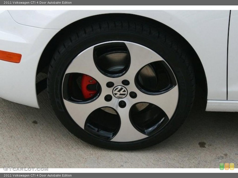 2011 Volkswagen GTI 4 Door Autobahn Edition Wheel and Tire Photo #41225863