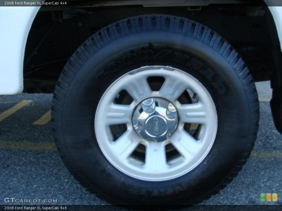 2008 Ford Ranger XL SuperCab 4x4 Wheel and Tire Photo #41226147