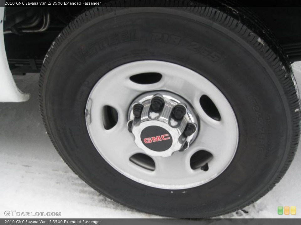 2010 GMC Savana Van LS 3500 Extended Passenger Wheel and Tire Photo #41229535