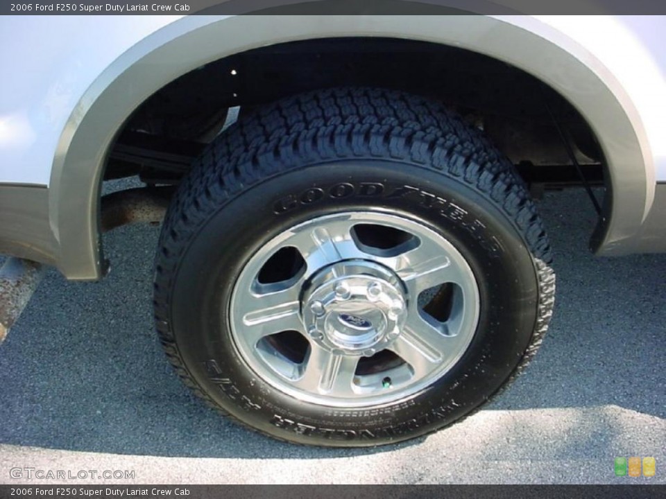 2006 Ford F250 Super Duty Lariat Crew Cab Wheel and Tire Photo #41231743