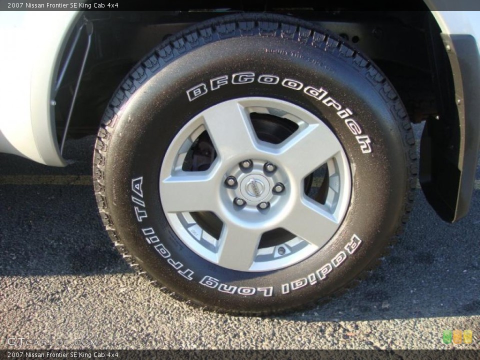 2007 Nissan Frontier SE King Cab 4x4 Wheel and Tire Photo #41238752