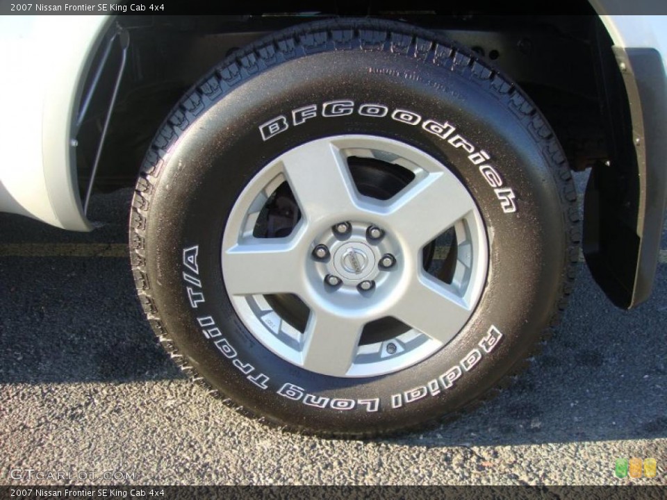 2007 Nissan Frontier SE King Cab 4x4 Wheel and Tire Photo #41238752