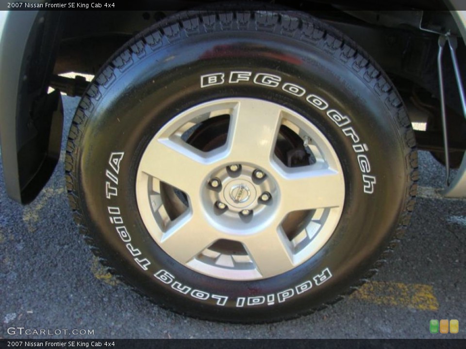 2007 Nissan Frontier SE King Cab 4x4 Wheel and Tire Photo #41238784