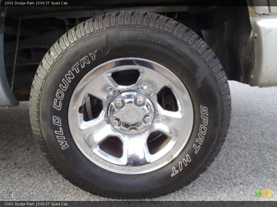 2003 Dodge Ram 1500 ST Quad Cab Wheel and Tire Photo #41240600
