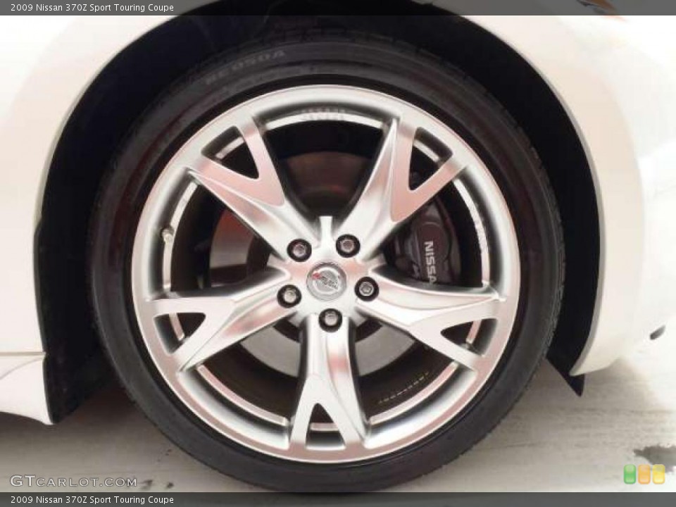 2009 Nissan 370Z Sport Touring Coupe Wheel and Tire Photo #41240916