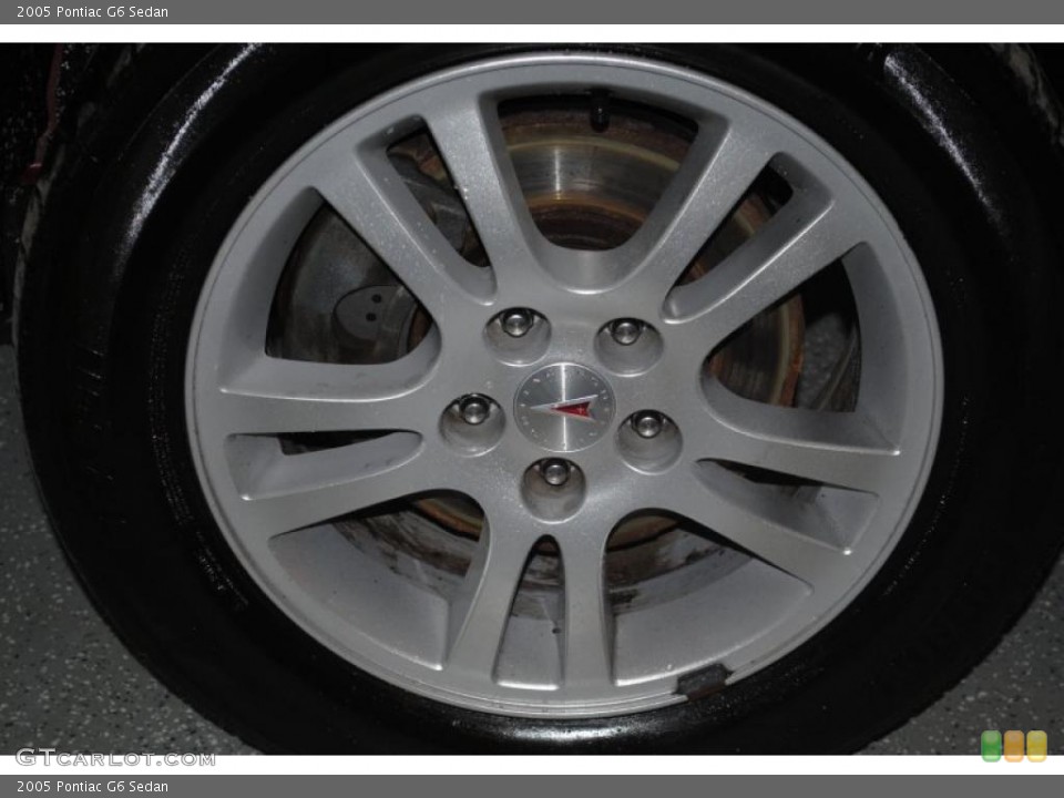 2005 Pontiac G6 Sedan Wheel and Tire Photo #41242437