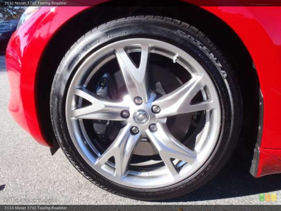 2010 Nissan 370Z Touring Roadster Wheel and Tire Photo #41243172