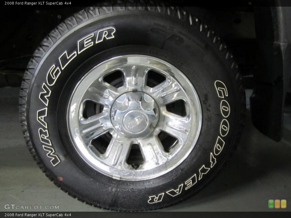 2008 Ford Ranger XLT SuperCab 4x4 Wheel and Tire Photo #41245565