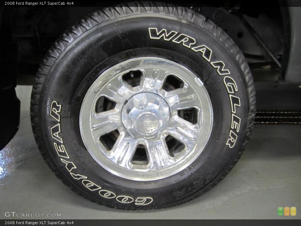 2008 Ford Ranger XLT SuperCab 4x4 Wheel and Tire Photo #41245661