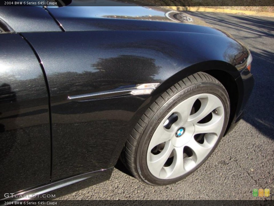 2004 BMW 6 Series 645i Coupe Wheel and Tire Photo #41245929