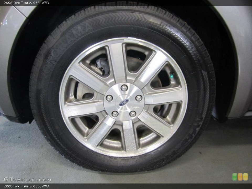 2008 Ford Taurus X SEL AWD Wheel and Tire Photo #41248169