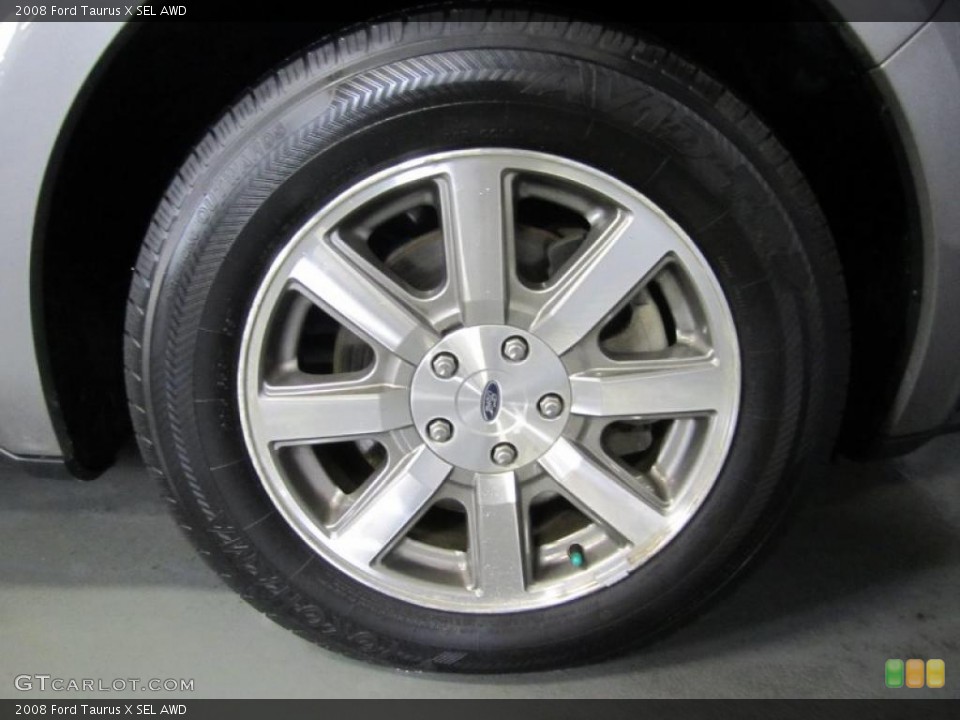 2008 Ford Taurus X SEL AWD Wheel and Tire Photo #41248411