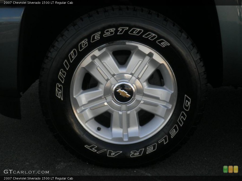 2007 Chevrolet Silverado 1500 LT Regular Cab Wheel and Tire Photo #41248909