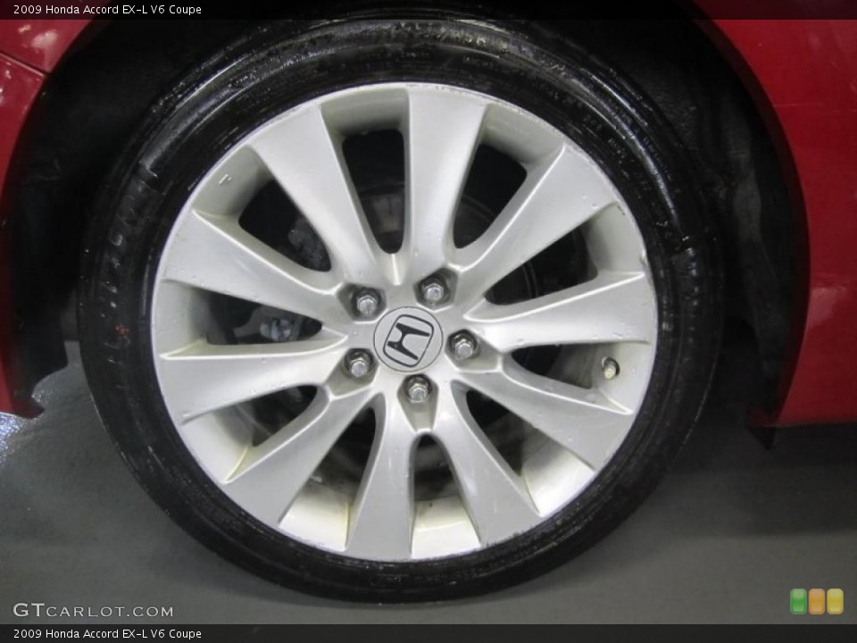 2009 Honda Accord EX-L V6 Coupe Wheel and Tire Photo #41251369