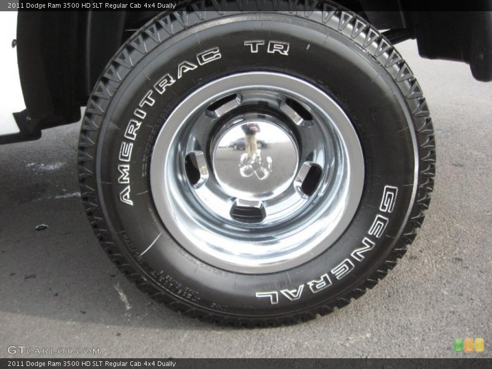 2011 Dodge Ram 3500 HD SLT Regular Cab 4x4 Dually Wheel and Tire Photo #41253809