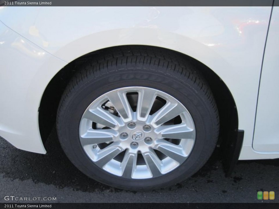 2011 Toyota Sienna Limited Wheel and Tire Photo #41255605