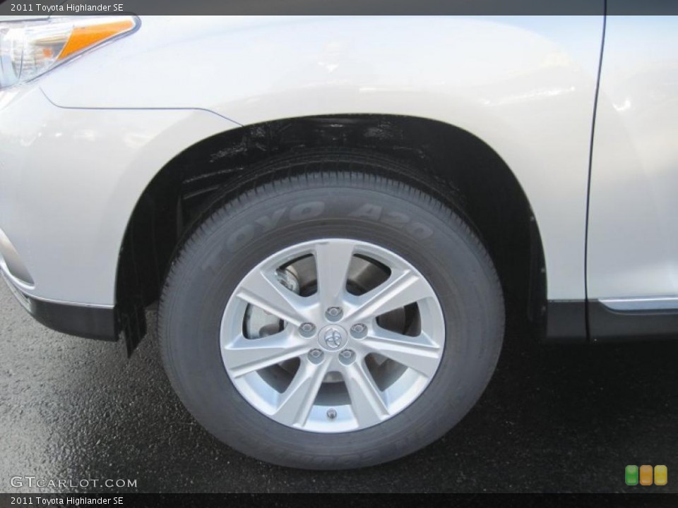 2011 Toyota Highlander SE Wheel and Tire Photo #41255849