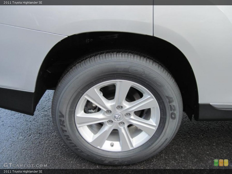 2011 Toyota Highlander SE Wheel and Tire Photo #41255885