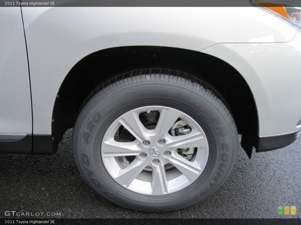 2011 Toyota Highlander SE Wheel and Tire Photo #41255901