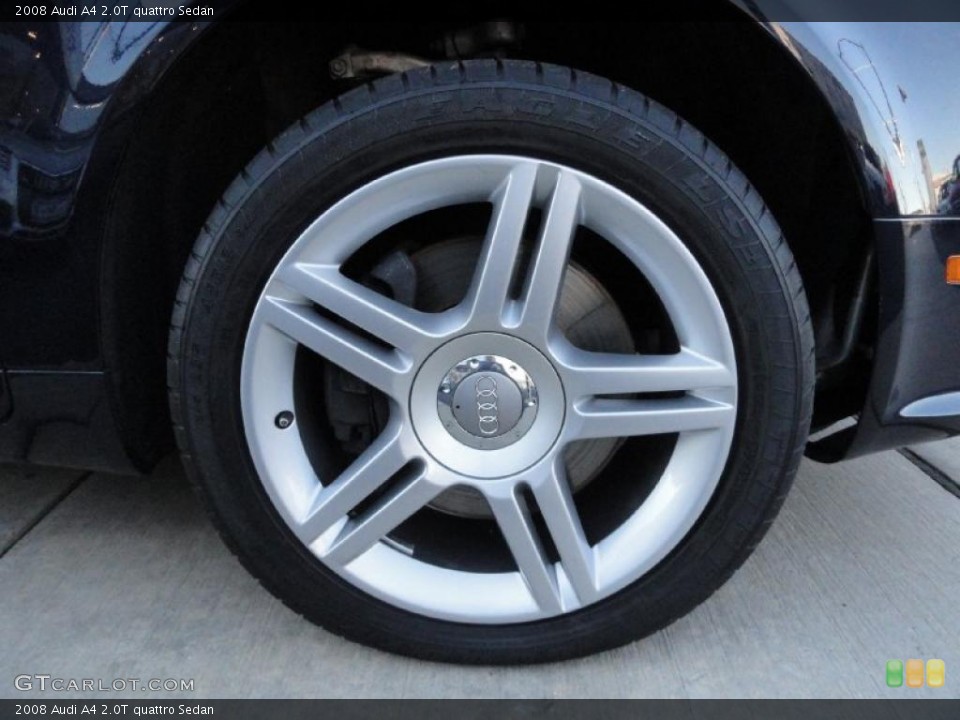 2008 Audi A4 2.0T quattro Sedan Wheel and Tire Photo #41256841
