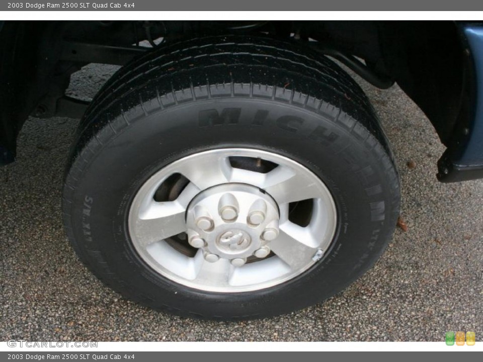 2003 Dodge Ram 2500 SLT Quad Cab 4x4 Wheel and Tire Photo #41262821