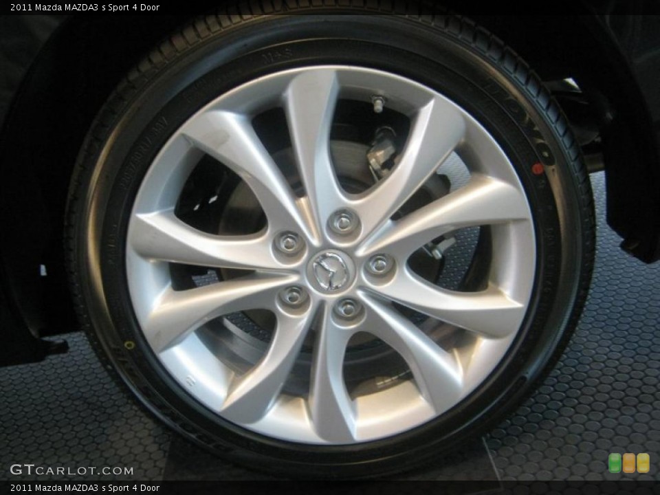 2011 Mazda MAZDA3 s Sport 4 Door Wheel and Tire Photo #41264433