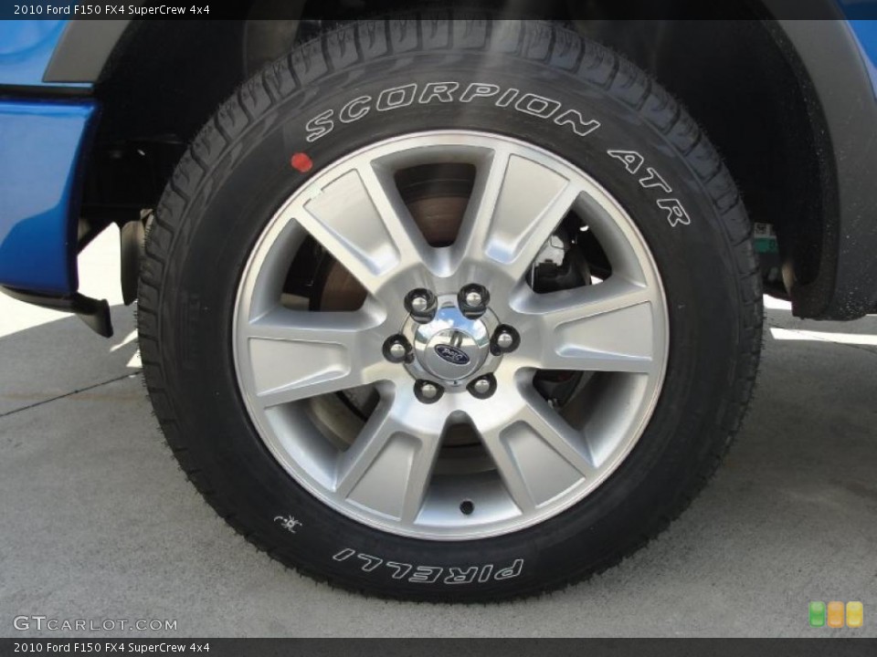 2010 Ford F150 FX4 SuperCrew 4x4 Wheel and Tire Photo #41270121