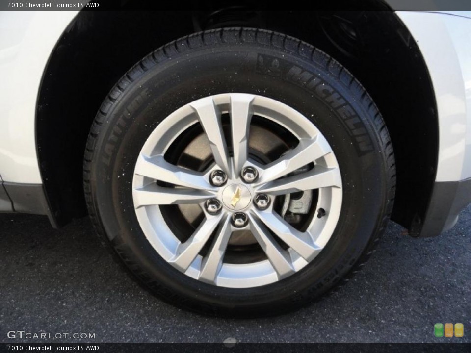 2010 Chevrolet Equinox LS AWD Wheel and Tire Photo #41271325