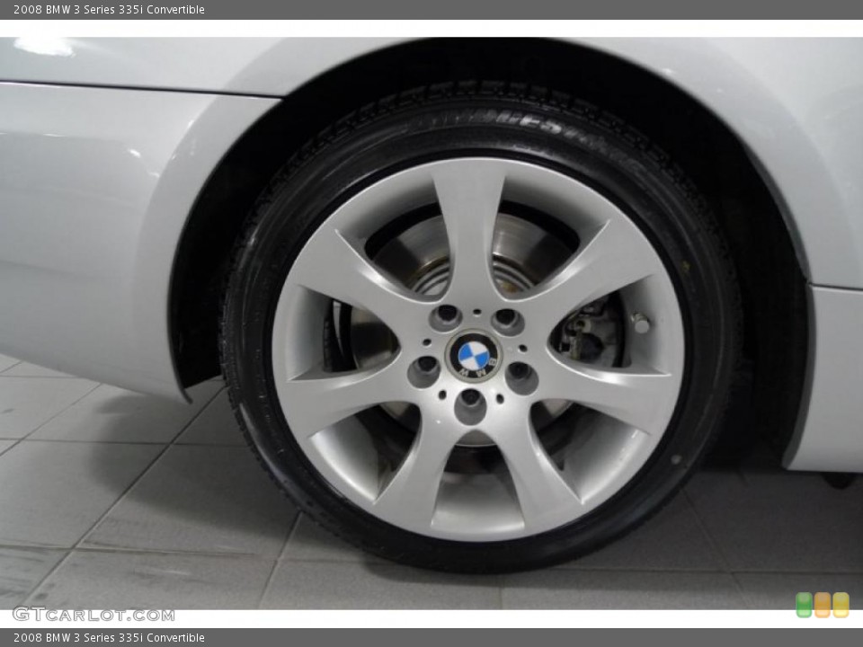 2008 BMW 3 Series 335i Convertible Wheel and Tire Photo #41278517