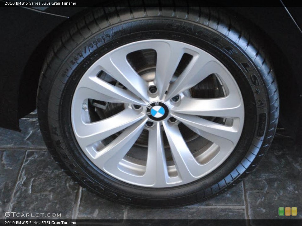 2010 BMW 5 Series 535i Gran Turismo Wheel and Tire Photo #41281889