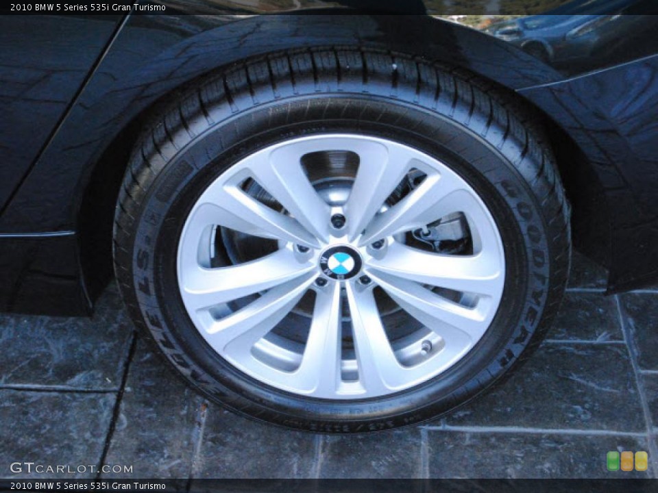 2010 BMW 5 Series 535i Gran Turismo Wheel and Tire Photo #41281961