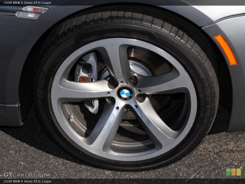 2008 BMW 6 Series 650i Coupe Wheel and Tire Photo #41282725