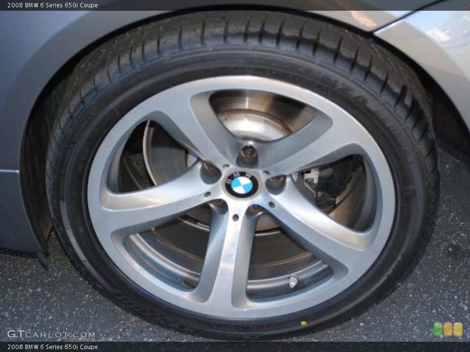 2008 BMW 6 Series 650i Coupe Wheel and Tire Photo #41282857