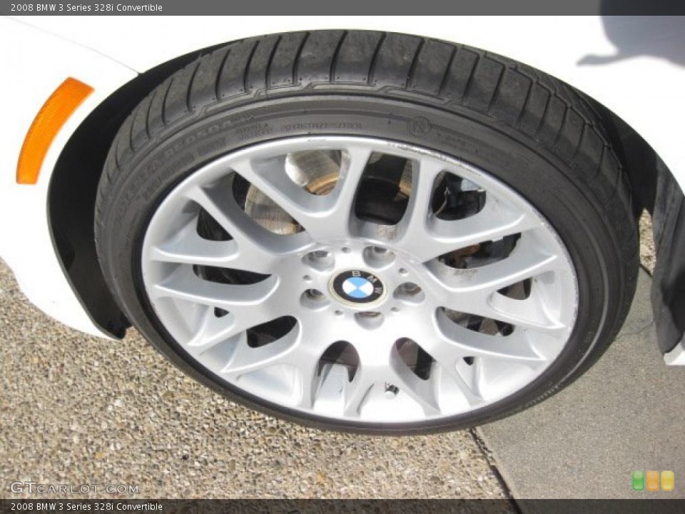 2008 BMW 3 Series 328i Convertible Wheel and Tire Photo #41283993